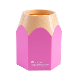 Подставка-стакан для канцелярских принадлежностей Deli E9145 10.4x8.7x8.7 см