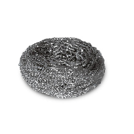 Губка-мочалка для посуды York Мини металлическая 6x6 см 18 г