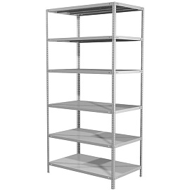 Стеллаж металлический Практик MS Strong (6 полок, 1000х300х2000 мм)