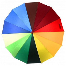 Зонт Эврика Радуга полуавтомат разноцветный (98768)