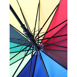 Зонт Эврика Радуга полуавтомат разноцветный (98768)