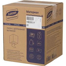 Нетканый протирочный материал Luscan Professional W1 белый 280 листов в рулоне