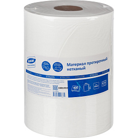 Материал протирочный нетканый в рулоне с центральной вытяжкой Luscan Professional W1 400 листов 32x38 см белый 1-слойный 60 г/кв.м