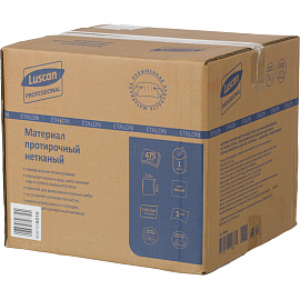 Материал протирочный нетканый в рулоне Luscan Professional W1 475 листов 31.5x34 см белый 1-слойный