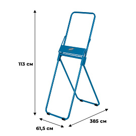 Диспенсер для протирочных материалов в рулонах Luscan Professional W1 металлический синий