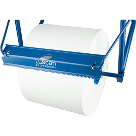 Диспенсер для протирочных материалов в рулонах Luscan Professional настенный стальной синий