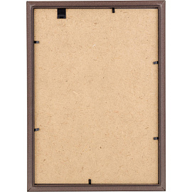 Рамка Мирам А4 21x29.7 см пластиковый багет 18 мм серебристая