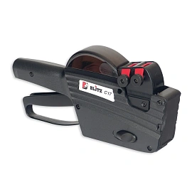 Этикет-пистолет двухстрочный Blitz C17 черный (2х10 символов, 26x16 мм прямоугольная лента)