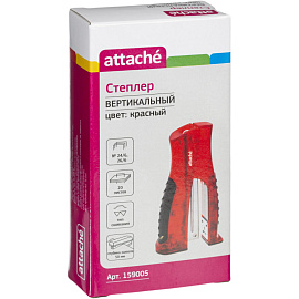 Степлер Attache 8918 до 20 листов красный (скобы № 24/6, 26/6)
