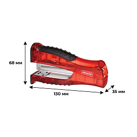 Степлер Attache 8918 до 20 листов красный (скобы № 24/6, 26/6)
