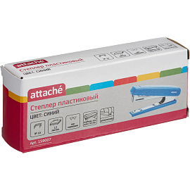 Степлер Attache 8209 до 12 листов синий (скобы № 10, с антистеплером)