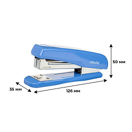 Степлер Attache до 25 листов синий (скобы № 24/6, 26/6)
