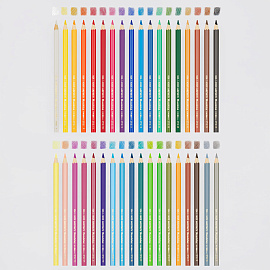 Карандаши цветные акварельные художественные KOH-I-NOOR "Mondeluz", 36 цветов, 3,8 мм, заточенные, европодвес, 3719036001KZRU