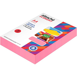 Бумага цветная для печати Выбор есть розовый пастель (А4, 70 г/кв.м, 500 листов)
