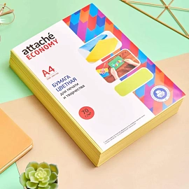 Бумага цветная для печати Выбор есть желтый пастель (А4, 70 г/кв.м, 500 листов)