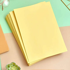 Бумага цветная для печати Выбор есть желтый пастель (А4, 70 г/кв.м, 500 листов)