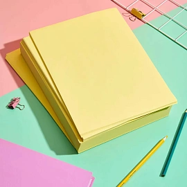 Бумага цветная для печати Attache желтый пастель (А4, 80 г/кв.м, 500 листов)