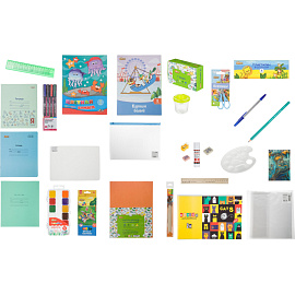 Набор первоклассника Комус Класс для мальчика 60 предметов