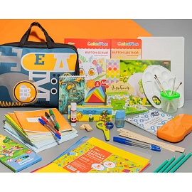 Набор первоклассника Комус Класс для мальчика 60 предметов