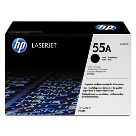 Картридж лазерный HP 55A CE255A черный оригинальный фото Картридж лазерный HP 55A CE255A черный оригинальный