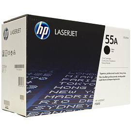 Картридж лазерный HP 55A CE255A черный оригинальный фото Картридж лазерный HP 55A CE255A черный оригинальный