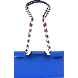 Зажимы для бумаг Комус 19 мм цветные (48 штук в упаковке)