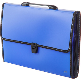 Папка-портфель пластиковая Deli А4+ (38.5x27.5x4 см, 13 отделений)