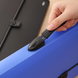 Папка-портфель пластиковая Deli А4+ (38.5x27.5x4 см, 13 отделений)