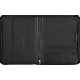 Сумка-папка деловая Алекс из винилискожи черного цвета (147и/чер)