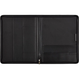 Сумка-папка деловая Алекс из искусственной кожи черного цвета (148и/чер)