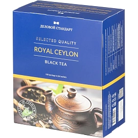 Чай черный Деловой Стандарт Royal Ceylon 100 пакетиков