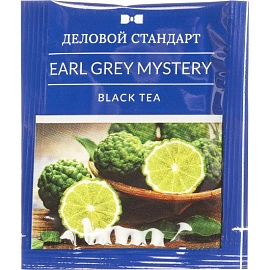 Чай черный Деловой Стандарт Earl Grey Mystery 100 пакетиков (бергамот)