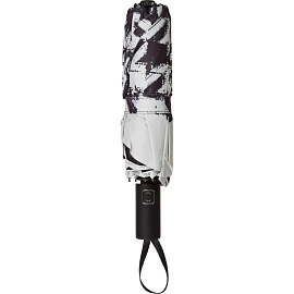 Зонт женский автомат Орнамент белый (HD-U08)