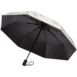 Зонт автомат Самолетики белый (HD-U28)