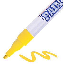 Маркер лаковый MunHwa 2 мм желтый фото Маркер лаковый MunHwa 2 мм желтый