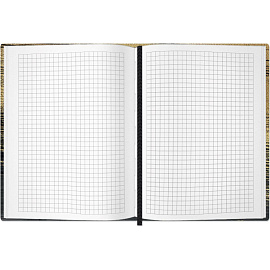 Блокнот Attache Selection Gold Collection А5 96 листов разноцветный в клетку на сшивке (170х203 мм, 1596453)
