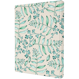 Блокнот Attache Selection Цветы А6 96 листов разноцветный в клетку на сшивке (105х165 мм)