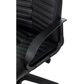 Кресло для руководителя Easy Chair 657 PU чёрное (экокожа, пластик)