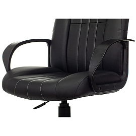 Кресло для руководителя Easy Chair 658 PU чёрное (экокожа, пластик)