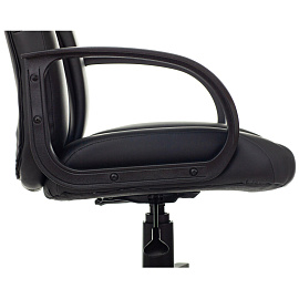 Кресло для руководителя Easy Chair 658 PU чёрное (экокожа, пластик)