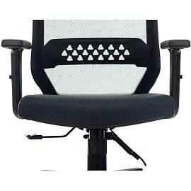 Кресло для руководителя Easy Chair 663 ТC чёрное (сетка/ткань, пластик)