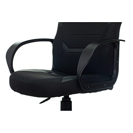 Кресло игровое Easy Game 904TPU чёрное (экокожа, пластик)