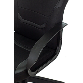 Кресло игровое Easy Game 904TPU чёрное (экокожа, пластик)