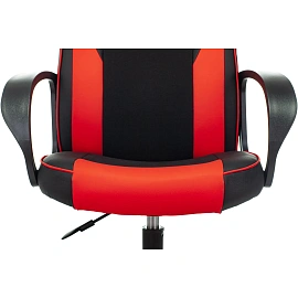 Кресло игровое Easy Game 905TPU красное/чёрное (экокожа, пластик)