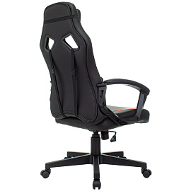 Кресло игровое Easy Game 906TPU красное/чёрное (экокожа, пластик)