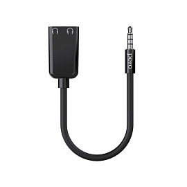 Переходник Pero mini-jack 3.5 мм - mini-jack 3.5 мм - mini-jack 3.5 мм 0.1 метра (4603768350644) фото Переходник Pero mini-jack 3.5 мм - mini-jack 3.5 мм - mini-jack 3.5 мм 0.1 метра (4603768350644)