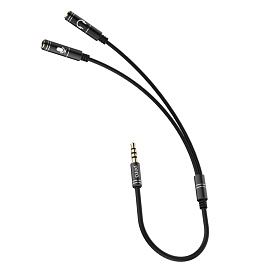 Удлинитель Pero mini-jack 3.5 мм - mini-jack 3.5 мм - mini-jack 3.5 мм 0.34 метра (4603768350927) фото Удлинитель Pero mini-jack 3.5 мм - mini-jack 3.5 мм - mini-jack 3.5 мм 0.34 метра (4603768350927)