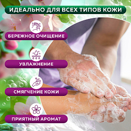 Мыло-пена для специальных диспенсеров 5 л ЗОЛОТОЙ ИДЕАЛ "Цветочное", 605908 фото Мыло-пена для специальных диспенсеров 5 л ЗОЛОТОЙ ИДЕАЛ "Цветочное", 605908