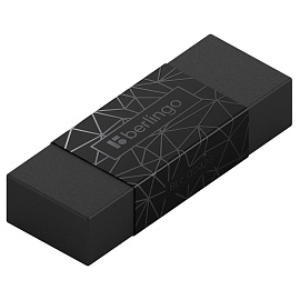 Ластик Berlingo "DoubleBlack", прямоугольный 50*18*10мм фото Ластик Berlingo "DoubleBlack", прямоугольный 50*18*10мм