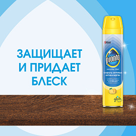 Полироль для мебели Pronto Антипыль и Антиаллерген, 250 мл